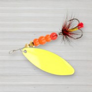 Блешня обертова ZEOX Reactive Long № 4, 13г, колір 013 Fluo